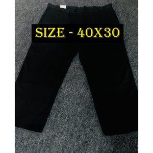 Genuine Dickies Men's Relaxed Fit Straight Leg Flat Front Flex Pant Size:44 30